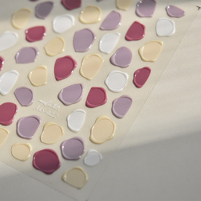 Line Flower Powder Blusher Love Heart Αυτοκόλλητο Αυτοκόλλητο Νυχιών Σειρά Ζελέ υψηλής ποιότητας Αυτοκόλλητο Νυχιών Διακοσμητικά Αυτοκόλλητα Νυχιών Σχέδιο T-2830