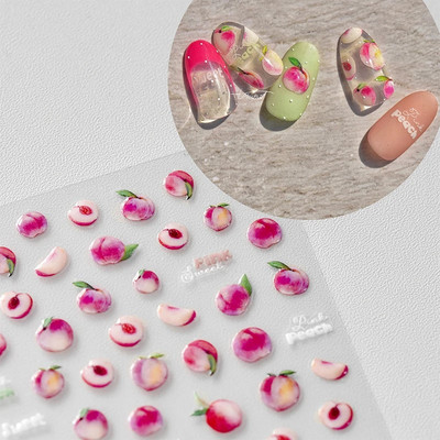 Line Flower Powder Blusher Love Heart Αυτοκόλλητο Αυτοκόλλητο Νυχιών Σειρά Ζελέ υψηλής ποιότητας Αυτοκόλλητο Νυχιών Διακοσμητικά Αυτοκόλλητα Νυχιών Σχέδιο T-2830