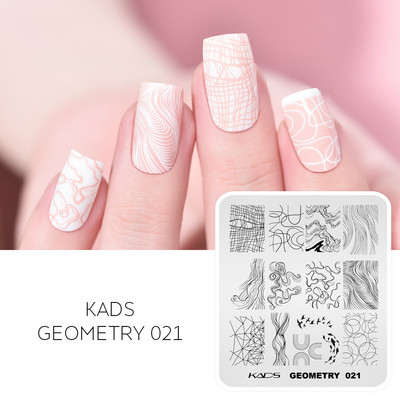 Profesionāls dabas lapu attēls nagu mākslas štancēšanas veidne Ginkgo četru lapu raksti zīmoga plāksne nagu dekorēšanai