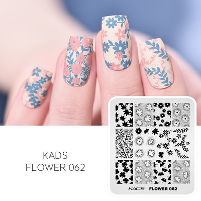 Profesionāls dabas lapu attēls nagu mākslas štancēšanas veidne Ginkgo četru lapu raksti zīmoga plāksne nagu dekorēšanai