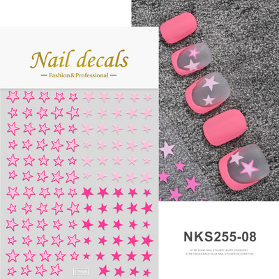 1 gab Kawaii Jelly Eye Zemeņu Augļu Nail Art Uzlīmes Funny Mouth Monster Bean Adhesive Slider Decals Manikīra dekorēšanai