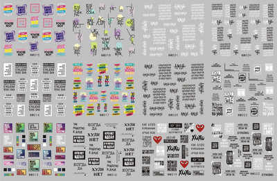 12 komada Ljubavno srce Vodene naljepnice za nokte Valentinovo Naljepnice za nokte Rainbow Swirl Ribbon Wave Line Naljepnice za nokte Naljepnice za francuske nokte