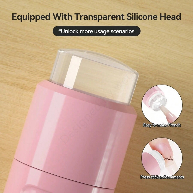 USB uzlādējams UV nagu gaismas lukturītis, pārnēsājams nagu žāvētājs gēla nagu lakas sacietēšanai, mini UV LED lampa nagiem