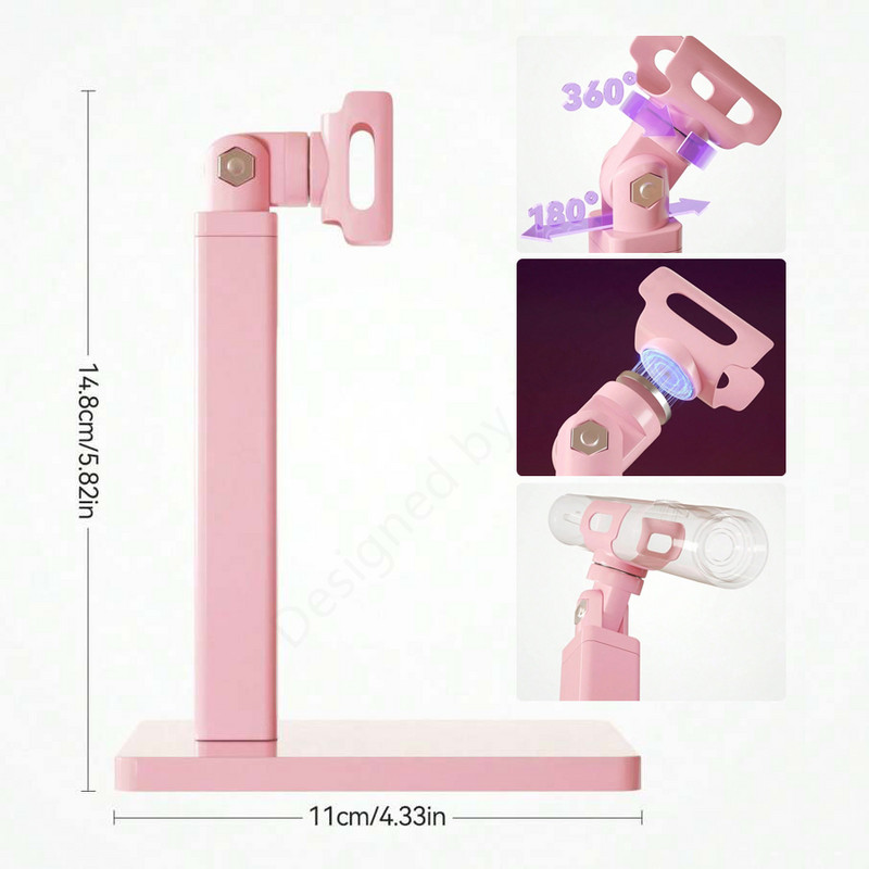 USB uzlādējams UV nagu gaismas lukturītis, pārnēsājams nagu žāvētājs gēla nagu lakas sacietēšanai, mini UV LED lampa nagiem