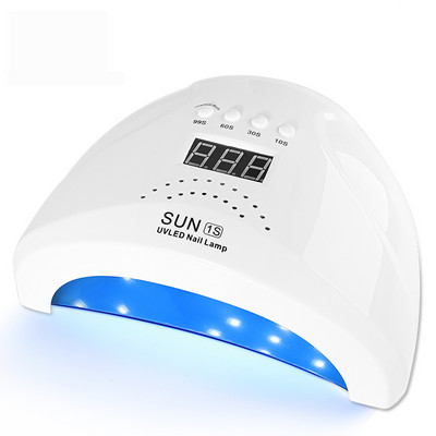 48 W UV/LED körömlámpa körömszárító körömfényterápiás gép kettős fényforrású UV körömlámpa nőknek és lányoknak körömdíszítő barkácsoláshoz