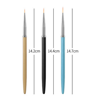 Professionals Nail Art Liner Brushes Set Ultra-thin UV Gel Polish Painting Drawing Flower Pen Manicure Kit Design