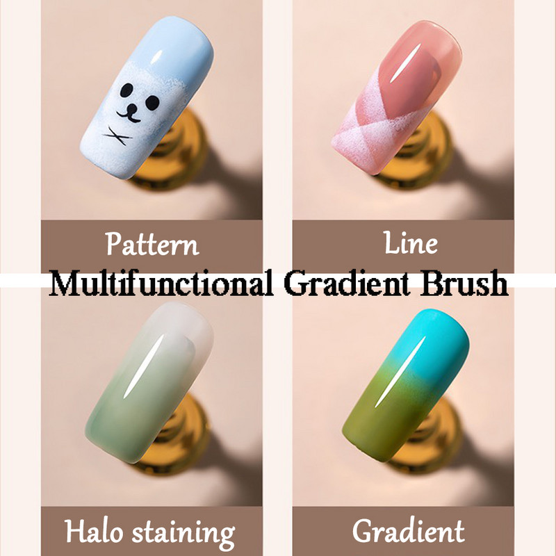 Profesionāls nagu mākslas laineru otu komplekts Īpaši plāns UV gēla lakas krāsošanas zīmēšanas ziedu pildspalvas manikīra dizaina komplekts