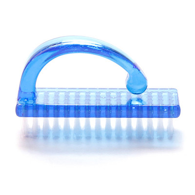 1 gab Akrila nagu birstīte nagu māksla manikīrs pedikīrs mīksts putekļu noņemšanas plastmasas tīrīšana nagu birstes failu rīki