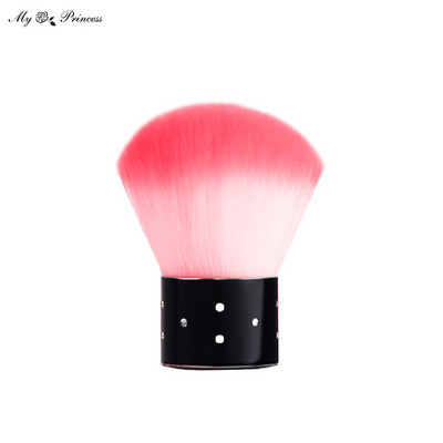 Mini mīksto sēņu nagu putekļu tīrīšanas birste Protable UV želeja pulvera noņemšanas otas Sieviešu manikīra kopšanas instrumenti