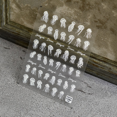 Sarkanā koi zivs zelta zivtiņa 5D nagu uzlīme ar uzrakstiem 3D uzlīmes Ķīniešu stila nagu mākslas dizaina korejiešu uzlīme 2024