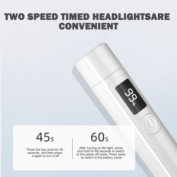 Μίνι UV Φωτιστικό Νυχιών Στεγνωτήριο Φορητό USB Επαναφορτιζόμενο LED Νυχιών Φως Γρήγορο Στέγνωμα Φωτιστικό Μανικιούρ χειρός για βερνίκι gel