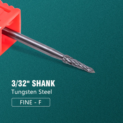 Dmoley volframa karbīda nagu urbjmašīnas elektriskie manikīra urbji frēzēšanai Keramikas nagu urbšanas pedikīra piederumi