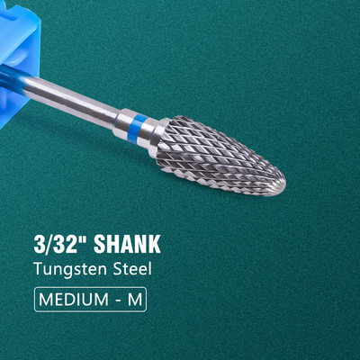 Dmoley volframa karbīda nagu urbjmašīnas elektriskie manikīra urbji frēzēšanai Keramikas nagu urbšanas pedikīra piederumi