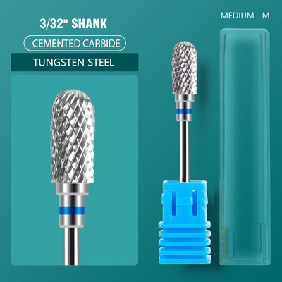 Dmoley volframa karbīda nagu urbjmašīnas elektriskie manikīra urbji frēzēšanai Keramikas nagu urbšanas pedikīra piederumi