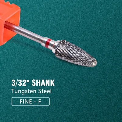 Dmoley volframa karbīda nagu urbjmašīnas elektriskie manikīra urbji frēzēšanai Keramikas nagu urbšanas pedikīra piederumi