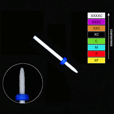 Keramikas volframa nagu urbjmašīnas frēze manikīram pedikīram nagu vīles Buferis nagu mākslas aprīkojums aksesuāri rīks