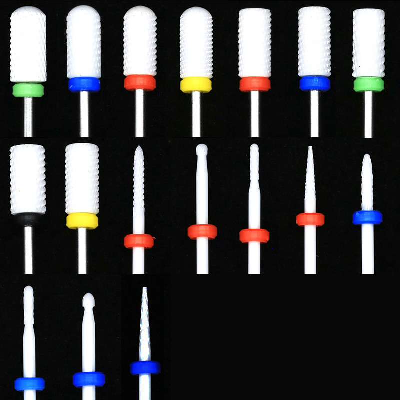 Keramikas volframa nagu urbjmašīnas frēze manikīram pedikīram nagu vīles Buferis nagu mākslas aprīkojums aksesuāri rīks