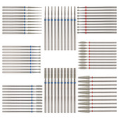 10 gab. Dimanta frēzes manikīram, elektriskie nagu urbji, piederumu pedikīra mašīnas nagu vīļu želejas noņemšanas rīks