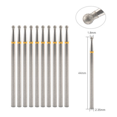 10 gab. Dimanta frēzes manikīram, elektriskie nagu urbji, piederumu pedikīra mašīnas nagu vīļu želejas noņemšanas rīks