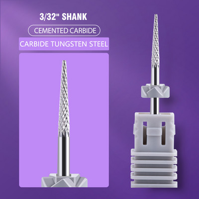 Keramikas volframa karbīda nagu urbjmašīnas rotējošais frēzēšanas naglu griezējs elektriskā urbjmašīna manikīra pedikīra instrumentiem