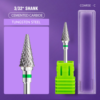 Keramikas volframa karbīda nagu urbjmašīnas rotējošais frēzēšanas naglu griezējs elektriskā urbjmašīna manikīra pedikīra instrumentiem