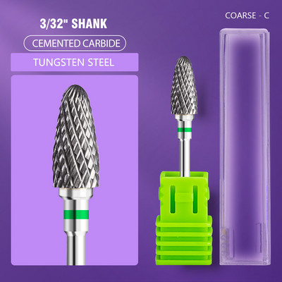 Keramikas volframa karbīda nagu urbjmašīnas rotējošais frēzēšanas naglu griezējs elektriskā urbjmašīna manikīra pedikīra instrumentiem