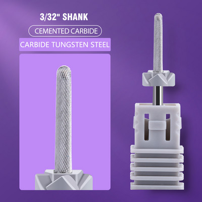 Keramikas volframa karbīda nagu urbjmašīnas rotējošais frēzēšanas naglu griezējs elektriskā urbjmašīna manikīra pedikīra instrumentiem