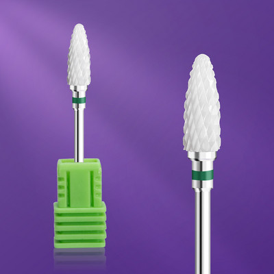 Keramikas volframa karbīda nagu urbjmašīnas rotējošais frēzēšanas naglu griezējs elektriskā urbjmašīna manikīra pedikīra instrumentiem