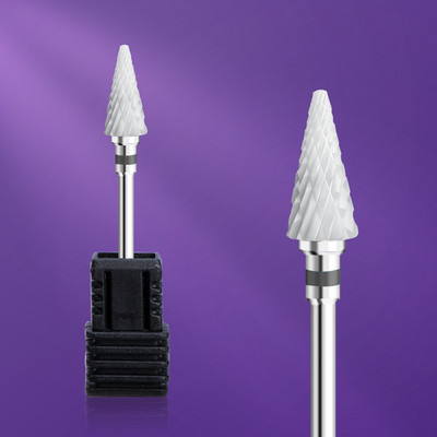 Keramikas volframa karbīda nagu urbjmašīnas rotējošais frēzēšanas naglu griezējs elektriskā urbjmašīna manikīra pedikīra instrumentiem