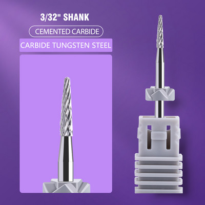 Keramikas volframa karbīda nagu urbjmašīnas rotējošais frēzēšanas naglu griezējs elektriskā urbjmašīna manikīra pedikīra instrumentiem