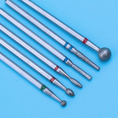 6PCS Glodalo za manikuru Dijamantna keramička svrdla za nokte Glodala za uklanjanje Set glodala za nokte Električni alatni strojevi za manikuru