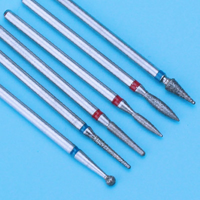 6PCS Glodalo za manikuru Dijamantna keramička svrdla za nokte Glodala za uklanjanje Set glodala za nokte Električni alatni strojevi za manikuru