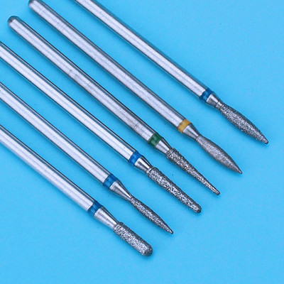 6PCS Glodalo za manikuru Dijamantna keramička svrdla za nokte Glodala za uklanjanje Set glodala za nokte Električni alatni strojevi za manikuru