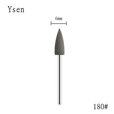 1 gab. Cuspidal galviņa 7 krāsas Gumijas un silīcija karbīda nagu buferis Elektriskā manikīra mašīna nagu urbjmašīna Piederumi Instrumenti Nagu uzgaļi