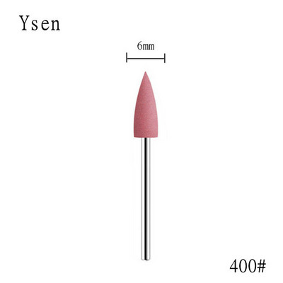 1 gab. Cuspidal galviņa 7 krāsas Gumijas un silīcija karbīda nagu buferis Elektriskā manikīra mašīna nagu urbjmašīna Piederumi Instrumenti Nagu uzgaļi