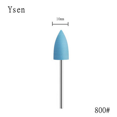 1 gab. Cuspidal galviņa 7 krāsas Gumijas un silīcija karbīda nagu buferis Elektriskā manikīra mašīna nagu urbjmašīna Piederumi Instrumenti Nagu uzgaļi