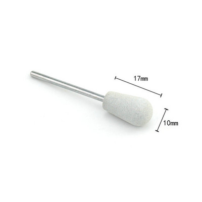 1 gab. Cuspidal galviņa 7 krāsas Gumijas un silīcija karbīda nagu buferis Elektriskā manikīra mašīna nagu urbjmašīna Piederumi Instrumenti Nagu uzgaļi