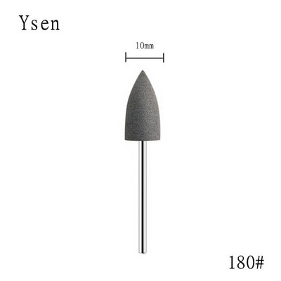 1 gab. Cuspidal galviņa 7 krāsas Gumijas un silīcija karbīda nagu buferis Elektriskā manikīra mašīna nagu urbjmašīna Piederumi Instrumenti Nagu uzgaļi