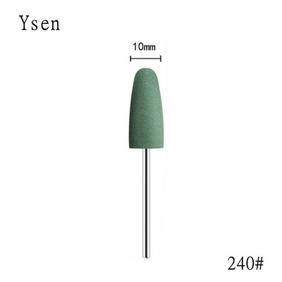1 gab. Cuspidal galviņa 7 krāsas Gumijas un silīcija karbīda nagu buferis Elektriskā manikīra mašīna nagu urbjmašīna Piederumi Instrumenti Nagu uzgaļi