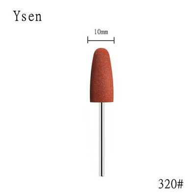 1 gab. Cuspidal galviņa 7 krāsas Gumijas un silīcija karbīda nagu buferis Elektriskā manikīra mašīna nagu urbjmašīna Piederumi Instrumenti Nagu uzgaļi