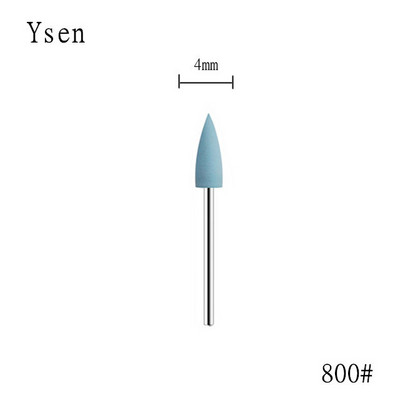 1 gab. Cuspidal galviņa 7 krāsas Gumijas un silīcija karbīda nagu buferis Elektriskā manikīra mašīna nagu urbjmašīna Piederumi Instrumenti Nagu uzgaļi