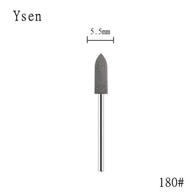 1 gab. Cuspidal galviņa 7 krāsas Gumijas un silīcija karbīda nagu buferis Elektriskā manikīra mašīna nagu urbjmašīna Piederumi Instrumenti Nagu uzgaļi