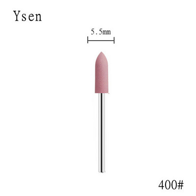 1 gab. Cuspidal galviņa 7 krāsas Gumijas un silīcija karbīda nagu buferis Elektriskā manikīra mašīna nagu urbjmašīna Piederumi Instrumenti Nagu uzgaļi