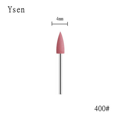 1 gab. Cuspidal galviņa 7 krāsas Gumijas un silīcija karbīda nagu buferis Elektriskā manikīra mašīna nagu urbjmašīna Piederumi Instrumenti Nagu uzgaļi
