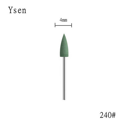 1 gab. Cuspidal galviņa 7 krāsas Gumijas un silīcija karbīda nagu buferis Elektriskā manikīra mašīna nagu urbjmašīna Piederumi Instrumenti Nagu uzgaļi