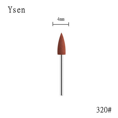 1 gab. Cuspidal galviņa 7 krāsas Gumijas un silīcija karbīda nagu buferis Elektriskā manikīra mašīna nagu urbjmašīna Piederumi Instrumenti Nagu uzgaļi