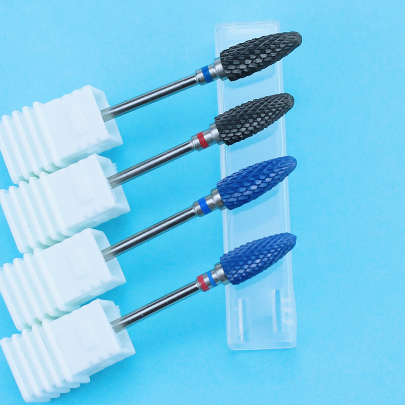Keramičko glodalo Svrdla za manikuru Električne rašpice za nokte Ružičasto plave Bitovi za brušenje Glodalo Rezač Dodaci za svrdla