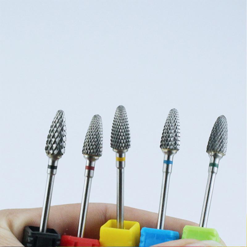 Keramičko glodalo Svrdla za manikuru Električne rašpice za nokte Ružičasto plave Bitovi za brušenje Glodalo Rezač Dodaci za svrdla