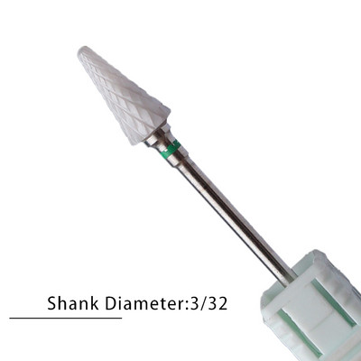 Nagu urbji Flame Keramikas griezēji manikīram Elektriskā pedikīra nagu uzgaļi Gēla lakas noņemšanas vīles Burr nagu aksesuāri