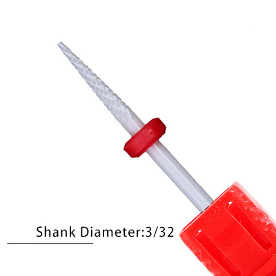 Nagu urbji Flame Keramikas griezēji manikīram Elektriskā pedikīra nagu uzgaļi Gēla lakas noņemšanas vīles Burr nagu aksesuāri